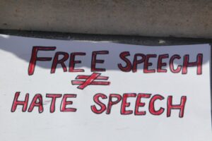 free speech is not hate speech